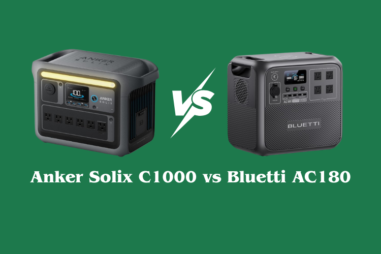 Anker Solix C1000 vs Bluetti AC180