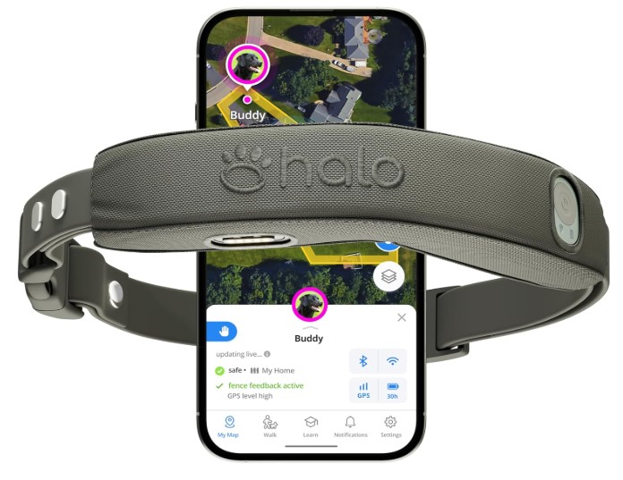 Halo Collar GPS Wireless Dog Fence
