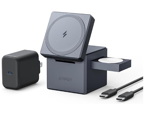 Anker MagSafe 3-in-1 Cube Charger Stand