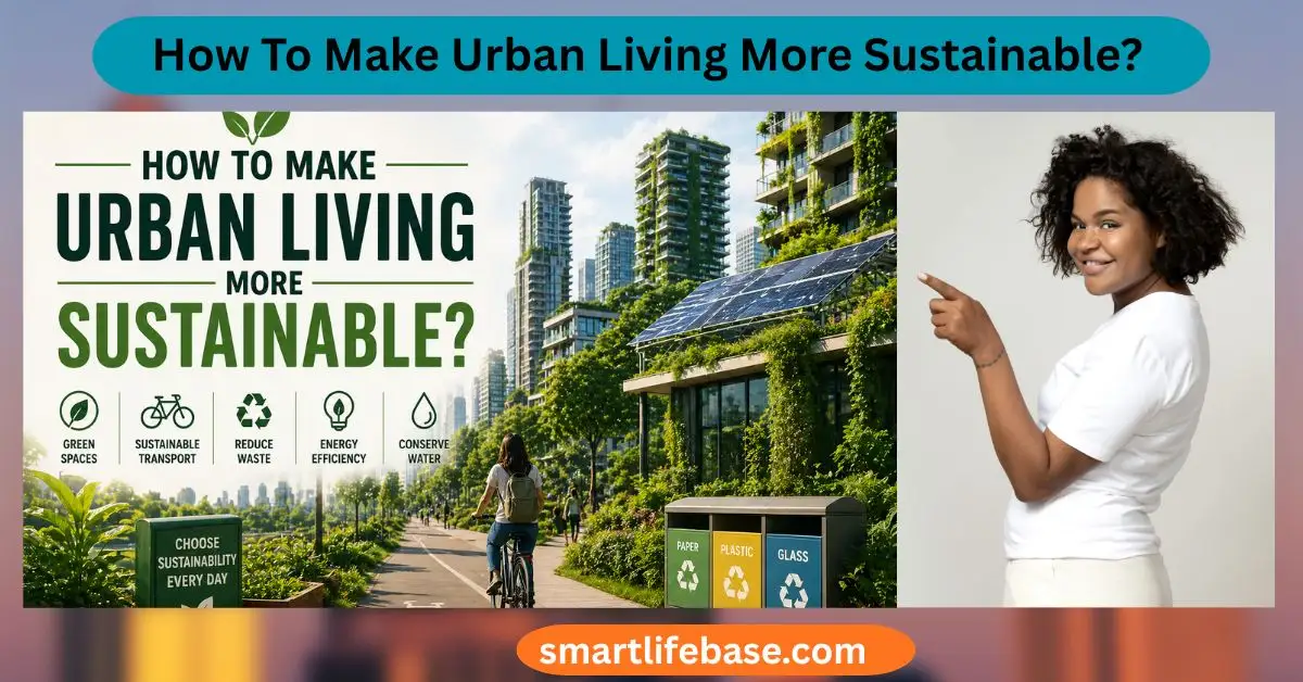 How To Make Urban Living More Sustainable