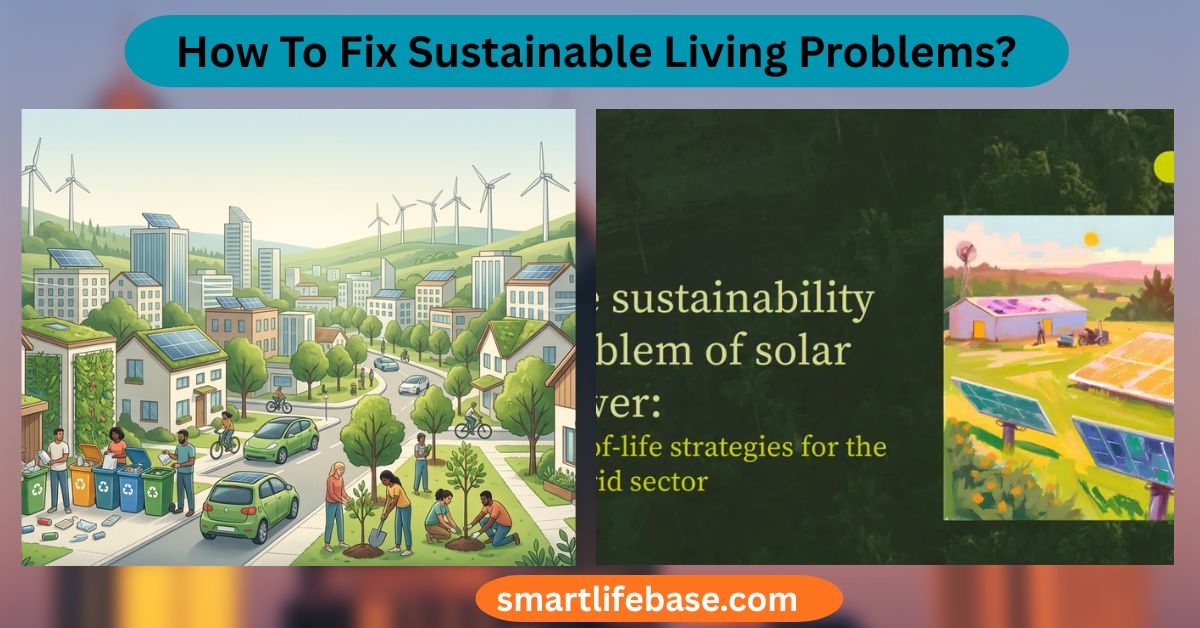 How To Fix Sustainable Living Problems