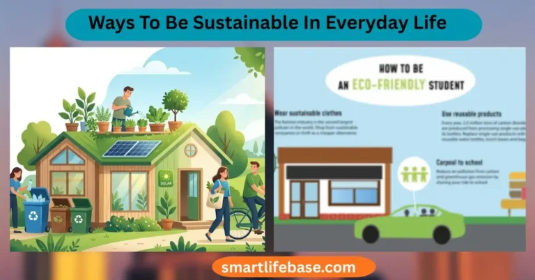 Ways To Be Sustainable In Everyday Life