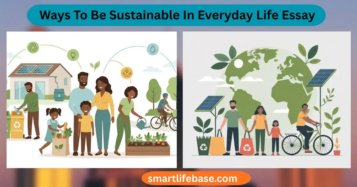 Ways To Be Sustainable In Everyday Life Essay